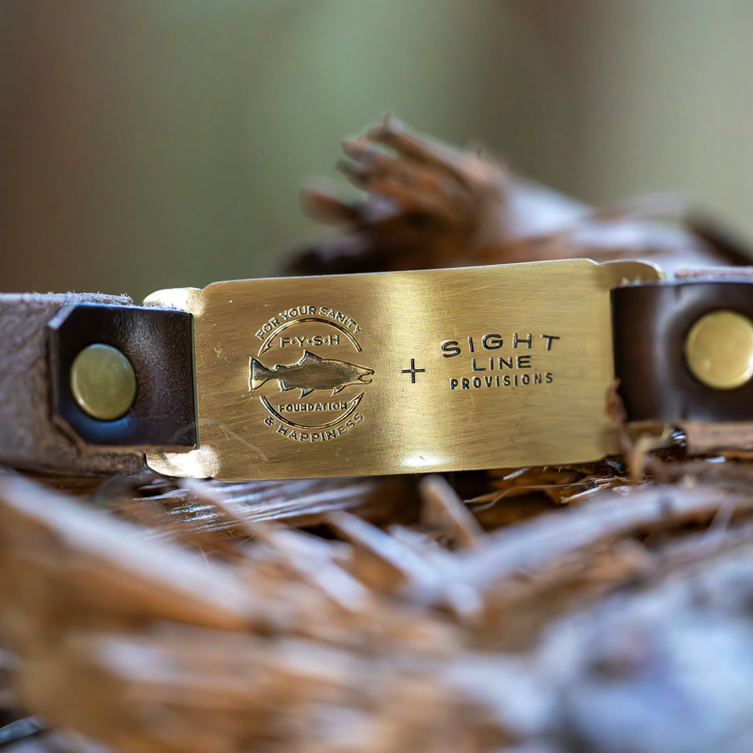 F•Y•S•H Foundation Sight Line Provisions Leather Bracelet